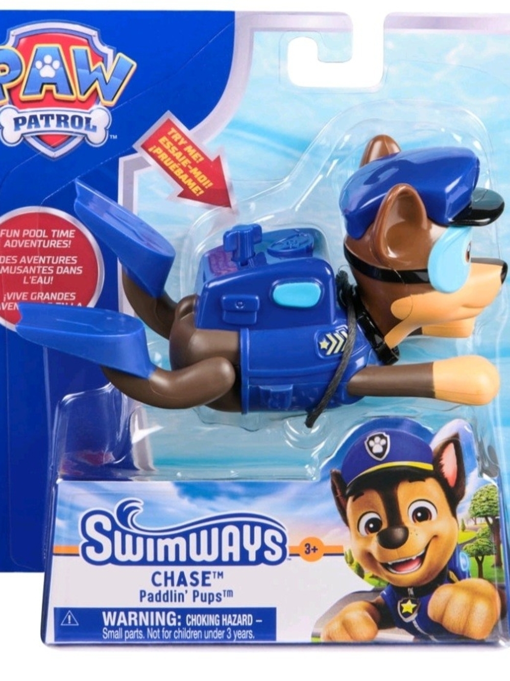 Paw Patrol Chase Paddlin' Pups Water Toy